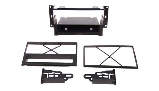 2-DIN frame Nissan Cube 10-14 met bakje  zwart