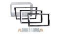 2-DIN frame Opel Astra  Corsa 04-met/zondr knick piano zwart
