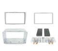 2-DIN frame Opel Astra  Corsa  04-10 zilverkleurig
