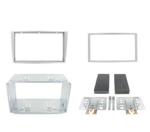2-DIN frame Opel Astra  Corsa  04-10 zilverkleurig