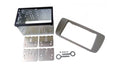 2-DIN frame Seat Ibiza 08-14 metaal  licht-grijs