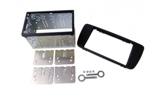 2-DIN frame Seat Ibiza 08-14 metaal  donker antraciet