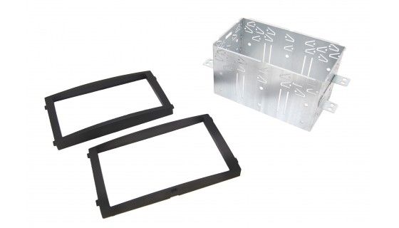 2-DIN frame Ssangyong Rexton 06-12  zwart