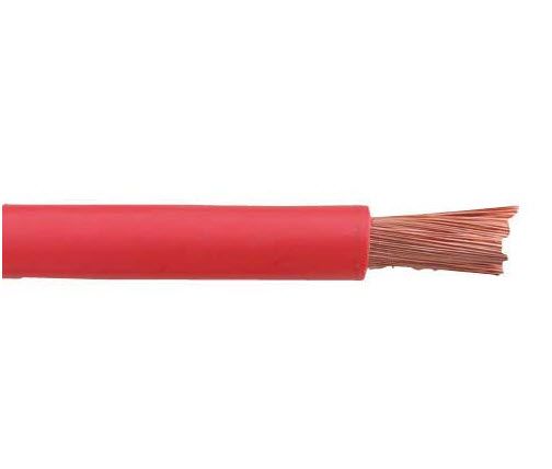 Stroomdraad 35 mm² - rood 50m