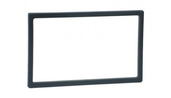 2-DIN frame Universeel rand 118x188 -102x173mm zwart