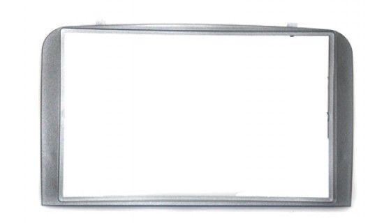 2-DIN frame Alfa 147 00-10 zilvergrijs licht