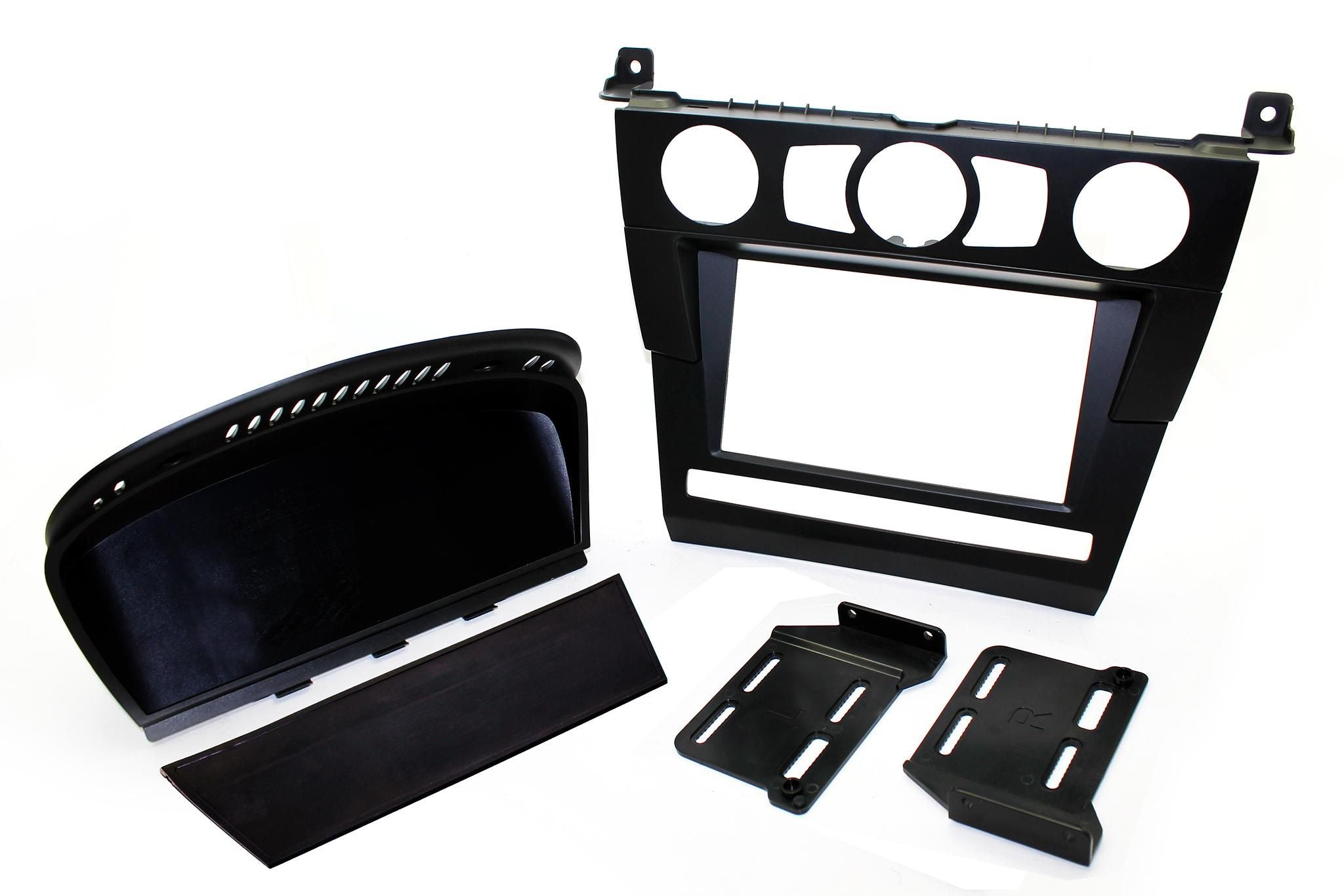 2-DIN frame BMW 5-serie (E60 non LCI model) 03-07 zwart