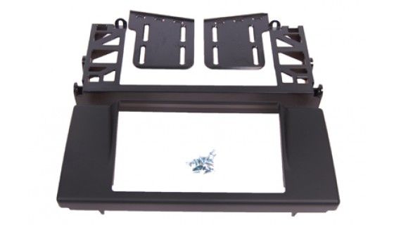 2-DIN frame BMW 5-serie E39 95-04 LR Range Rover 02-05 zwart