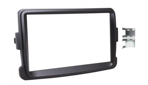 2-DIN frame Dacia Duster  Logan  Sandero  Dokker 12-21 zwart