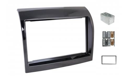 2-DIN frame Citroen Jumper  Ducato  Boxer piano zwart