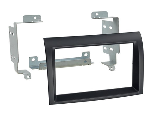 2-DIN frame Fiat Ducato 12-14 open dash  zwart