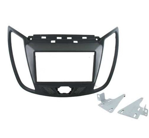 2-DIN frame Ford C-Max 10-19 mat zwart
