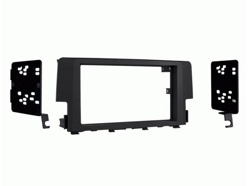 2-DIN frame Honda Civic 16-21 geen versterker zwart