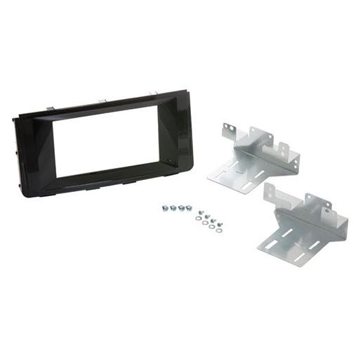 2-DIN frame Hyundai H350 15-21  piano zwart