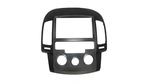 2-DIN frame Hyundai I30 07-12 manuele airco  zwart
