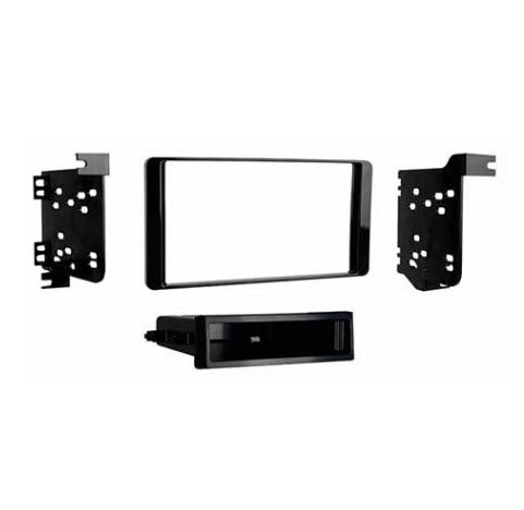 2-DIN frame Mitsubishi Outlander 14-21 met bakje piano zwart