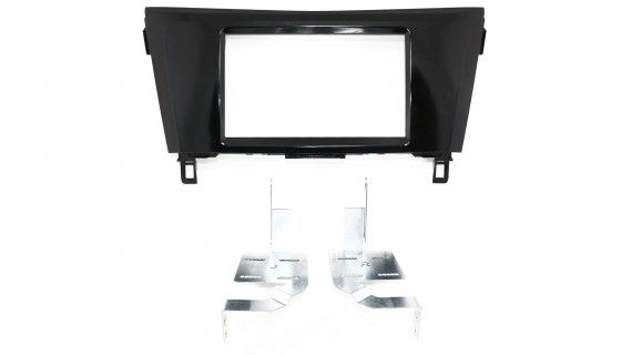 2-DIN frame Nissan Qashqai  Rogue  X-Trail 14- piano zwart