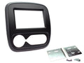 2-DIN frame Opel Vivaro  Trafic 14- auto airco  zwart