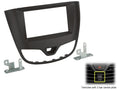 2-DIN frame Opel Karl 17-20 (2 vent. roosters) mat zwart