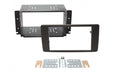 2-DIN frame MAN TGS  TGX 07- rubber touch  zwart