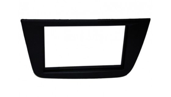 2-DIN frame Seat Altea 04-14  Toledo 05-12 zwart