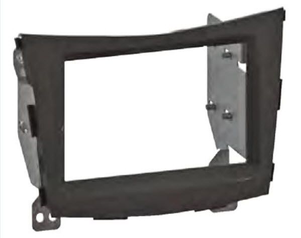 2-DIN frame Ssangyong Tivoli 15-19  piano zwart