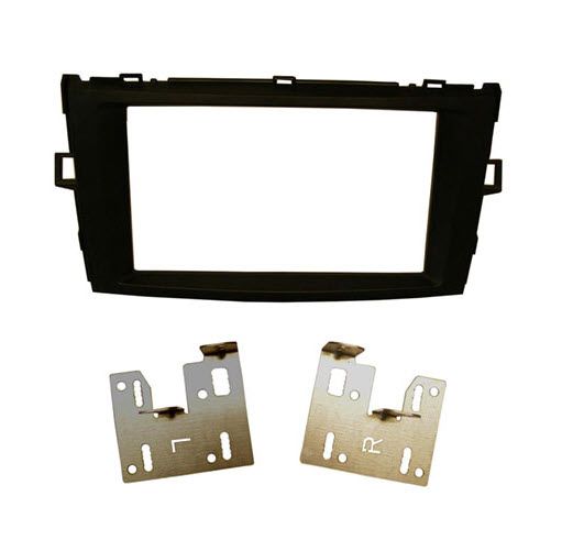 2-DIN frame Toyota Verso 14-19 zwart