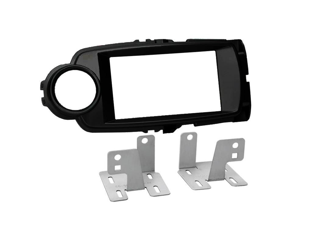 2-DIN frame Toyota Yaris 11-19 zwart