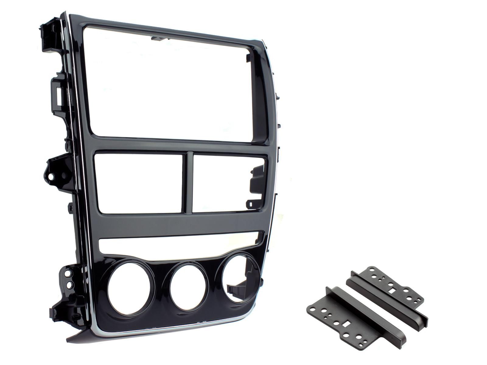 2-DIN frame Toyota Yaris 18-21 zwart