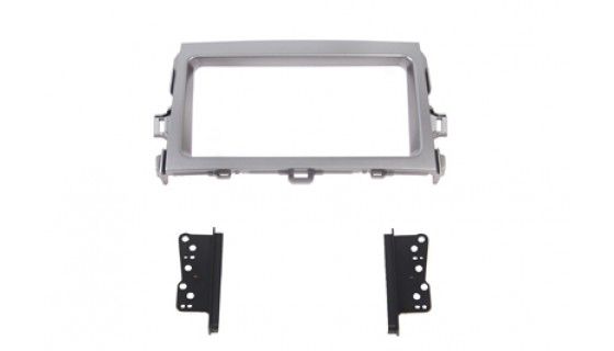 2-DIN frame Toyota Corolla 09-13 zilver grijs