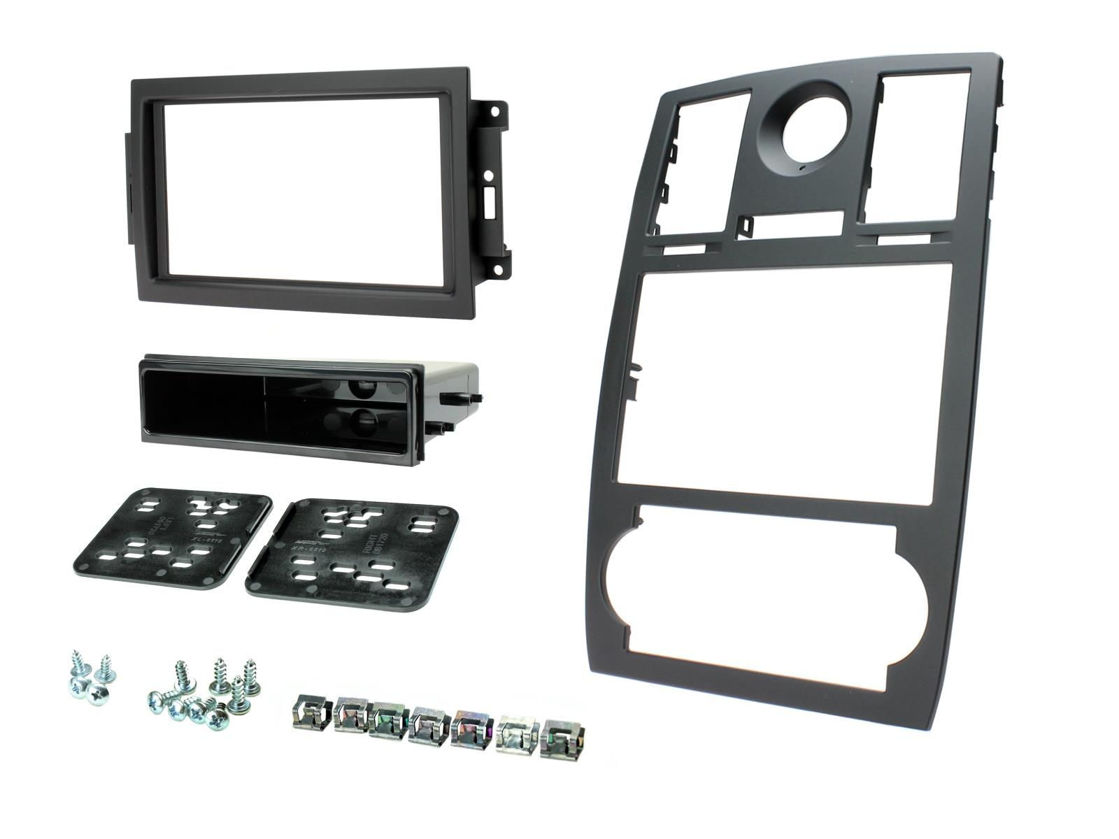 2-DIN frame Chrysler 300C 05-07 OEM navi zwart
