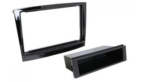 2-DIN frame Fiat Doblo 15- met bakje  piano zwart