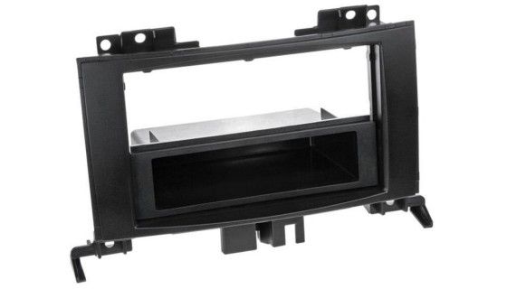 2-DIN frame Mercedes Sprinter  VW Crafter 07- met bakje zwa