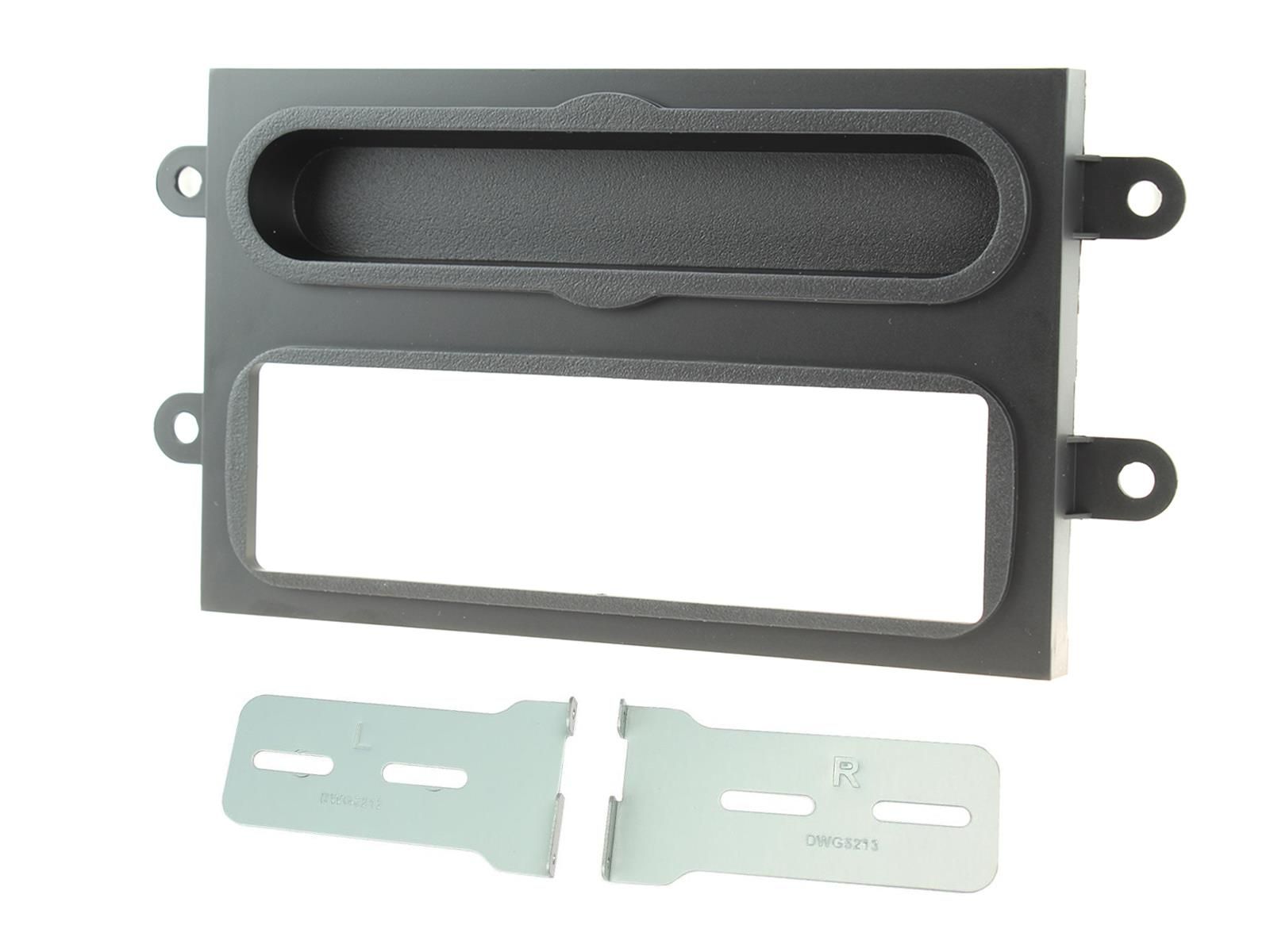2-DIN frame Renault Twingo 14-21 met bakje  mat zwart