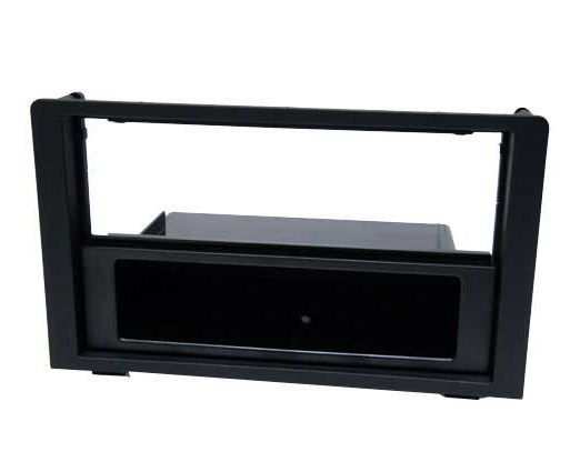 2-DIN frame Saab 9-3 06-14 met bakje  zwart