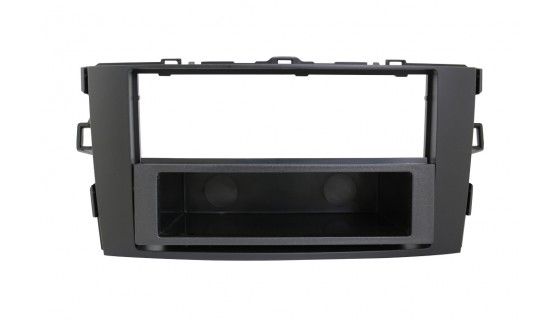1-DIN frame Toyota Auris 07-12 met bakje  zwart