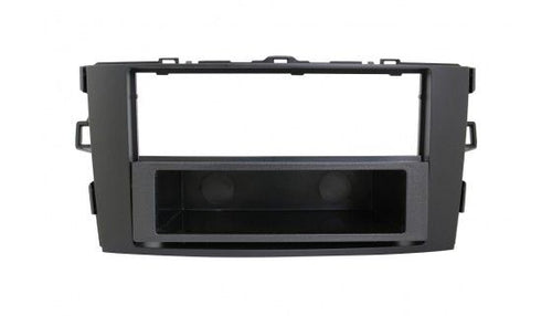 1-DIN frame Toyota Auris 07-12 met bakje  zwart