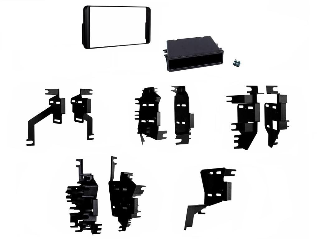 2-DIN frame Toyota 4Runner  Celica  RAV4  Yaris bakje  zwart
