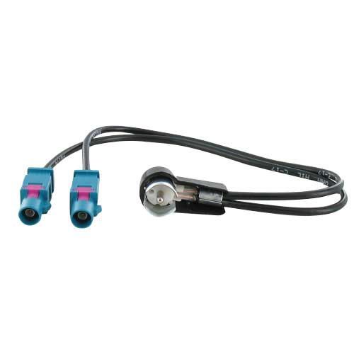 adapterkabel 20 cm Y splitter Fakra M - ISO M 50 ohm