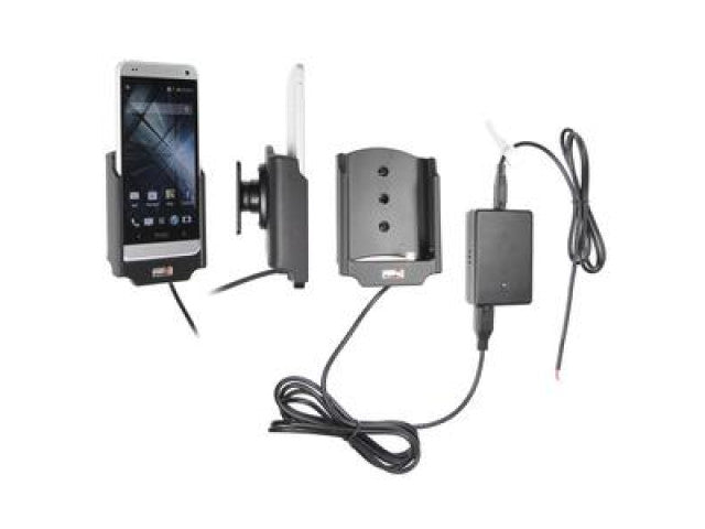 HTC One Mini Actieve houder met vaste voeding. Let op: Uitlopend artikel, Kan niet retour!