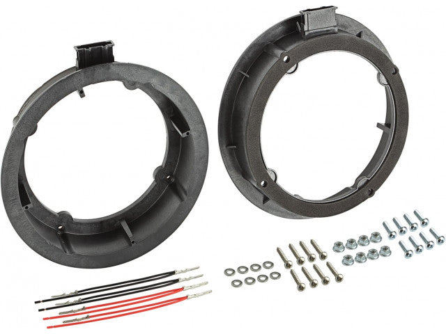 Speaker Ringen à˜ 165 mm Div.mod. VW- Seat Leon/Toledo - Skoda Fabia Met ingeb.speakerconn.