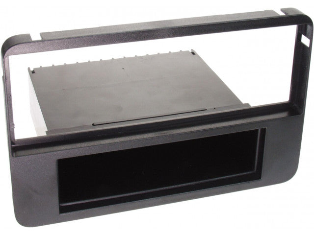 1-DIN Paneel met aflegbakje. Alfa Romeo 159/Brera/Spider (typ 939) Kleur: Zwart