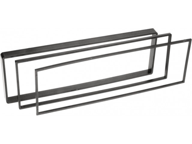 1-DIN Paneel Citroën C2/C3/C4/C6/Jumper/Jumpy - Peugeot 307/1007 Kleur: Zwart