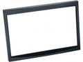 2-DIN Paneel Peugeot 207/307 - Citroën C2/C3 (Pluriel) - Fiat Scudo Kleur: Zwart
