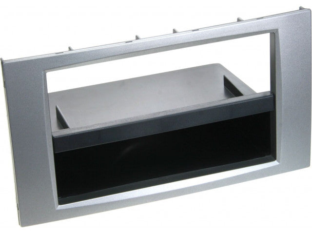 1-DIN Paneel Ford Focus/Fiesta/C-Max/Fusion/Galaxy/S-Max/Transit/Kuga Kleur: Zilver