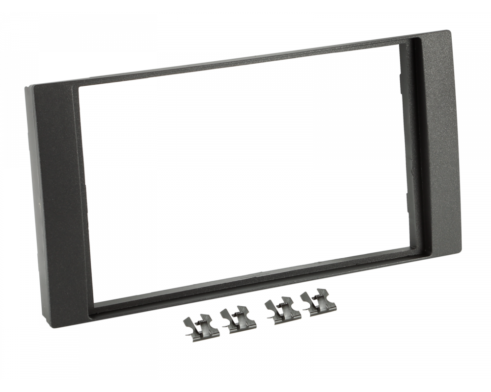 2-DIN Paneel Ford Ford Focus/ Fiesta/ C-Max/ Fusion/ Galaxy/ S-Max/ Transit/ Kuga Kleur: Zwart afbeelding 2