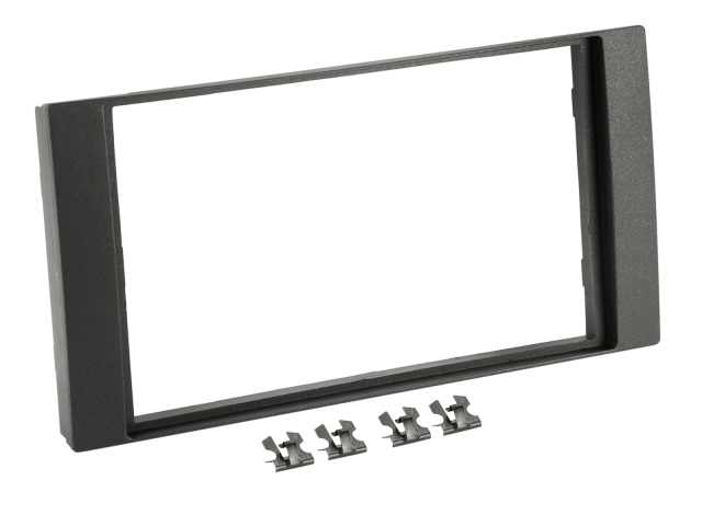 2-DIN Paneel Ford Ford Focus/ Fiesta/ C-Max/ Fusion/ Galaxy/ S-Max/ Transit/ Kuga Kleur: Zwart afbeelding 3