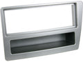 1-DIN Paneel met aflegbakje. Honda Civic VII 2004-2006 Kleur: Zilver