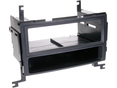 1-DIN Paneel met aflegbakje. Hyundai Santa Fé (CM) 2006-2012 Kleur: Zwart