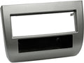 1-DIN Paneel met aflegbakje. Lancia Ypsilon (843) 2003-2011 Kleur: Antraciet